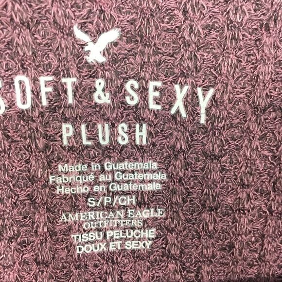 American Eagle Small Soft Sexy Plush purple shrug - Picture 3 of 6